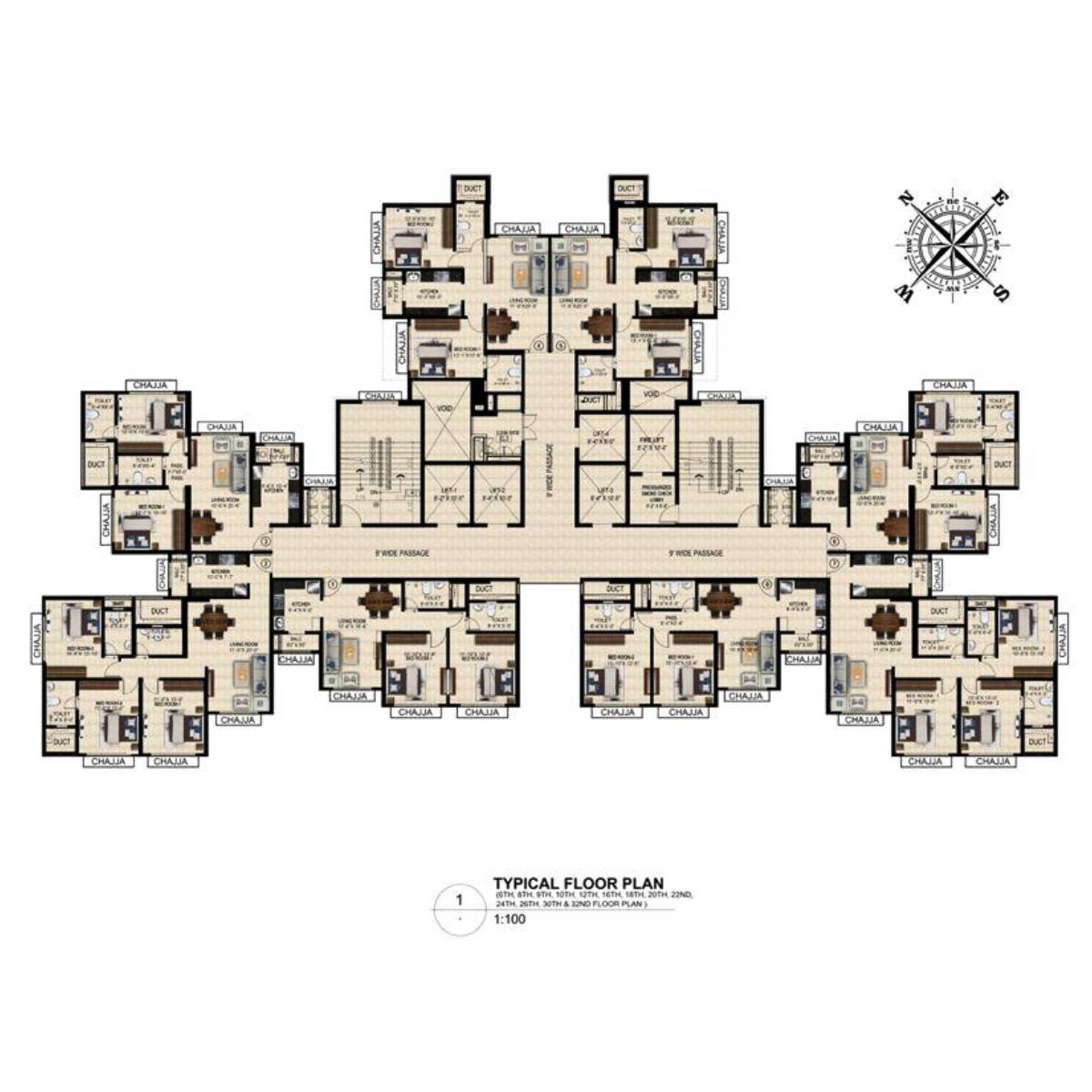 Ajmera-Arham-Floor-Plan-Typical